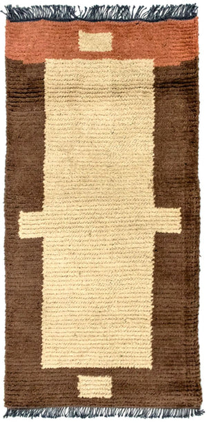 Alfombra de Nepal - 140 x 70 cm - beige