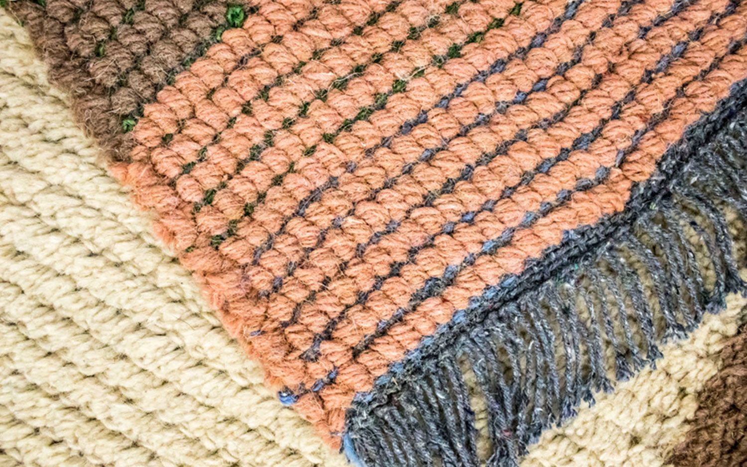 Alfombra de Nepal - 140 x 70 cm - beige