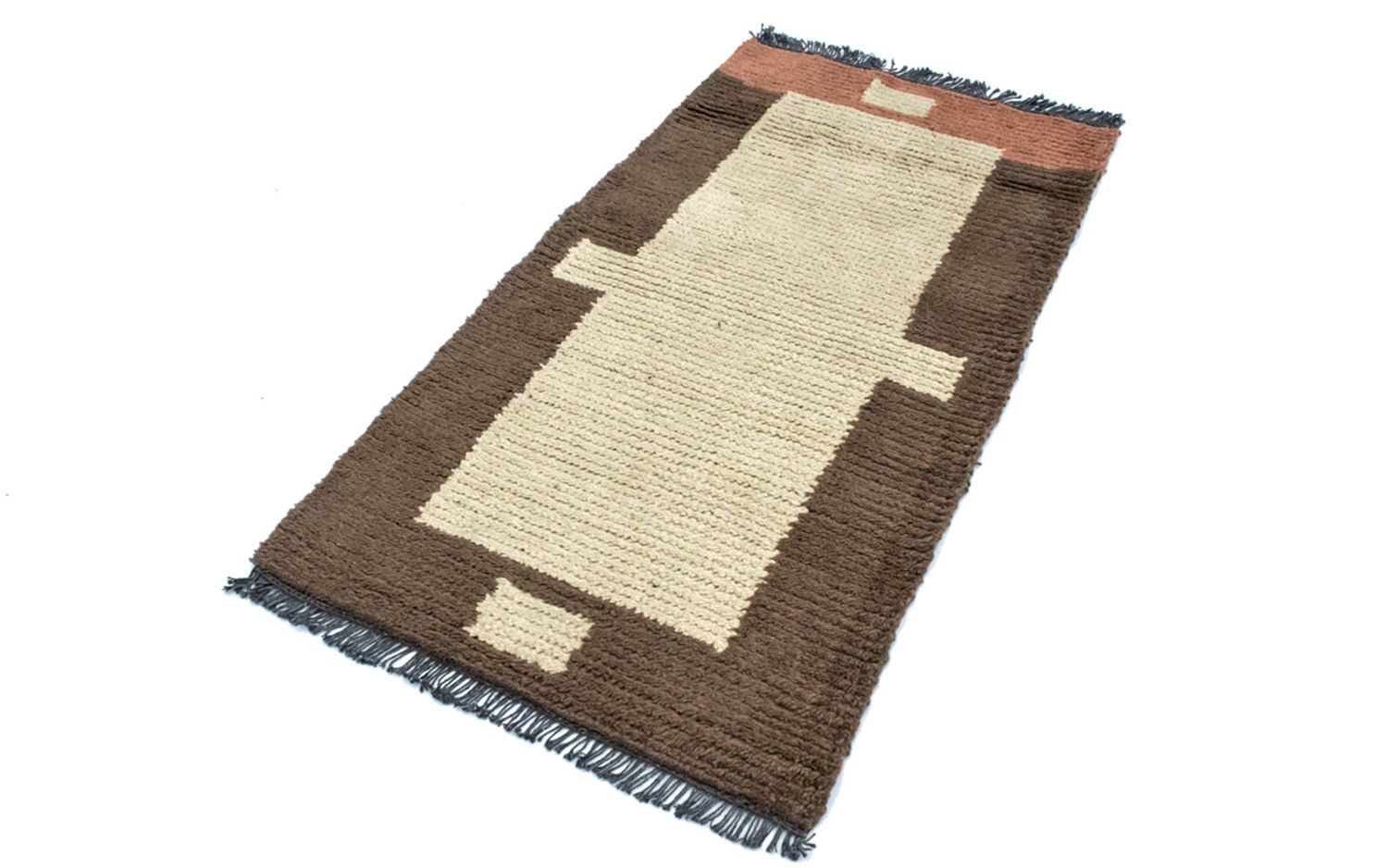 Alfombra de Nepal - 140 x 70 cm - beige