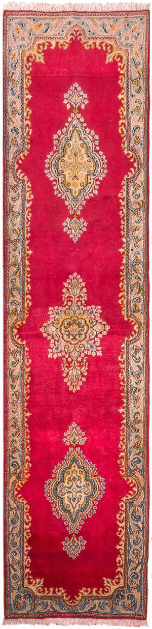 Alfombra de pasillo Alfombra persa - Clásica - 308 x 77 cm - rojo
