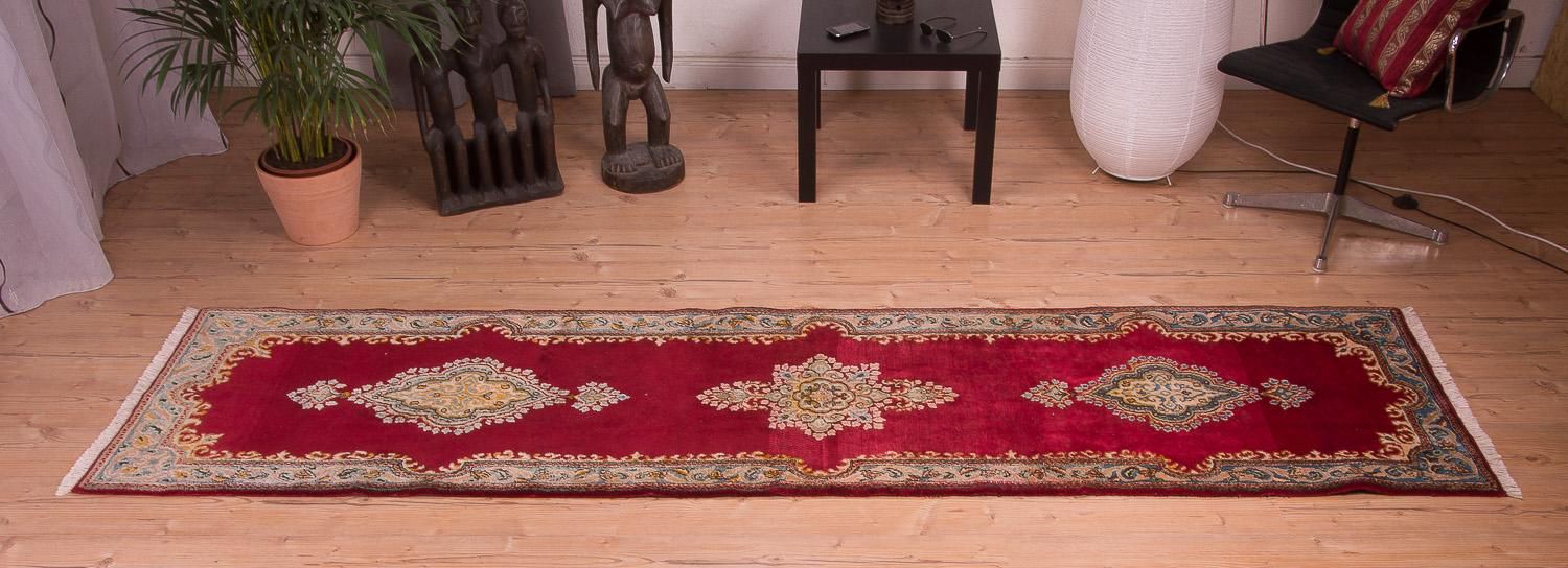 Alfombra de pasillo Alfombra persa - Clásica - 308 x 77 cm - rojo