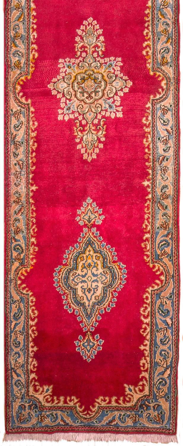 Alfombra de pasillo Alfombra persa - Clásica - 308 x 77 cm - rojo