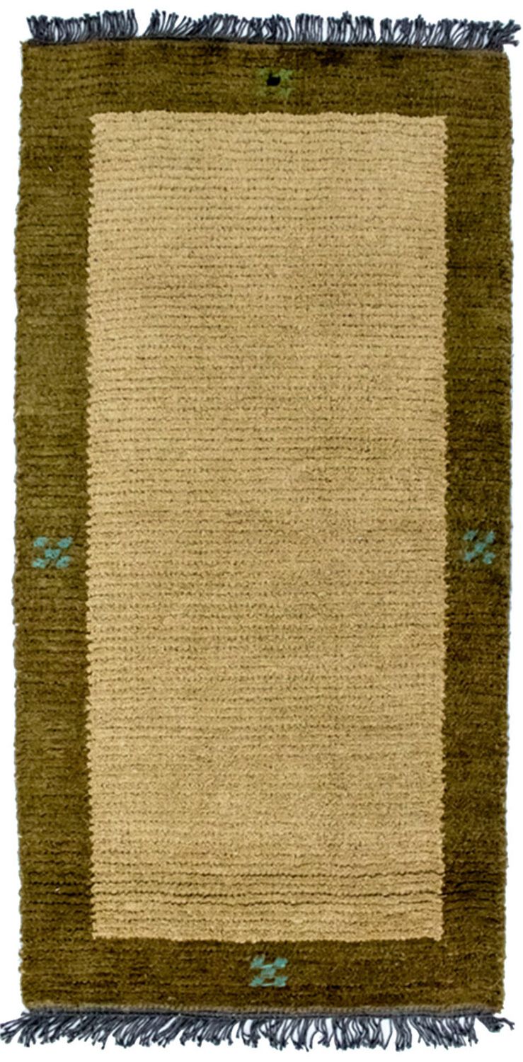 Alfombra de Nepal - 140 x 70 cm - verde
