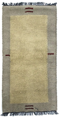 Alfombra de Nepal - 140 x 70 cm - beige