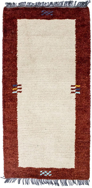 Alfombra de Nepal - 140 x 70 cm - beige