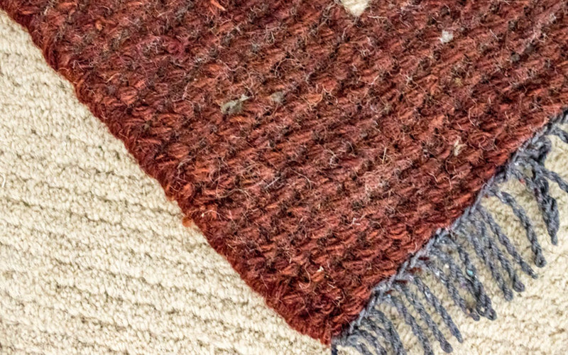 Alfombra de Nepal - 140 x 70 cm - beige