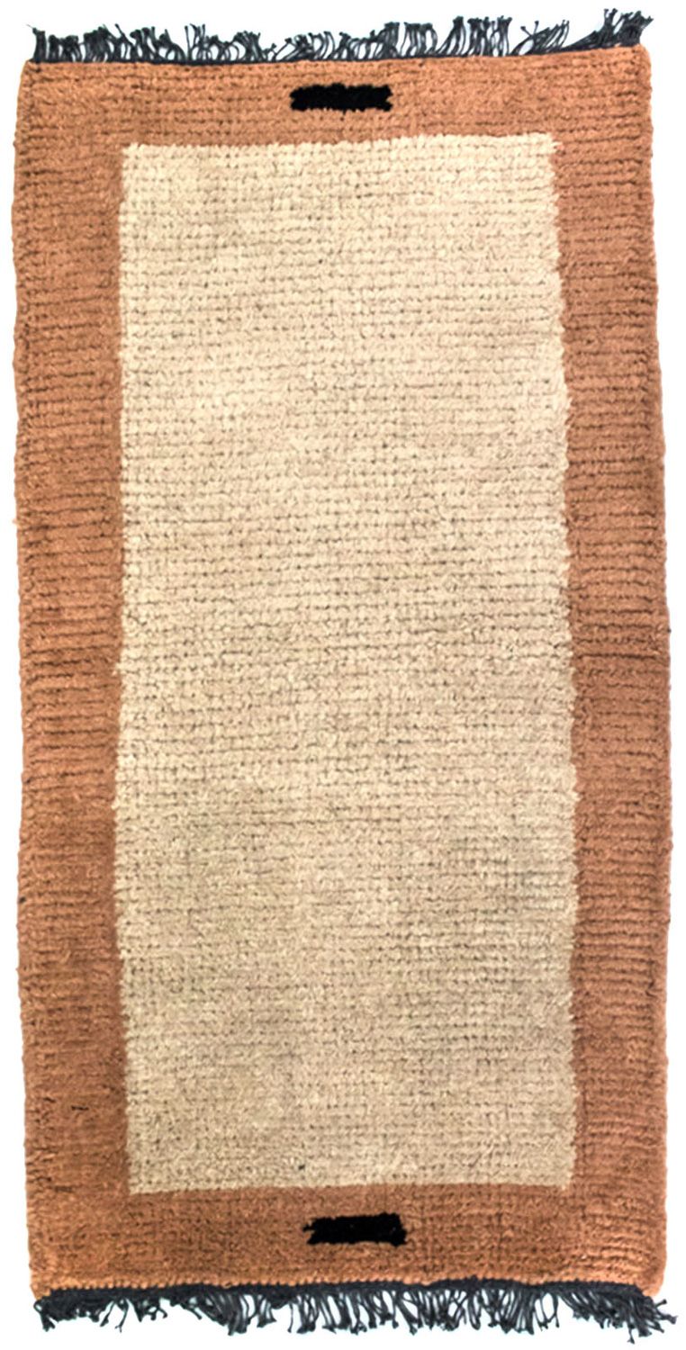 Alfombra de Nepal - 140 x 70 cm - beige