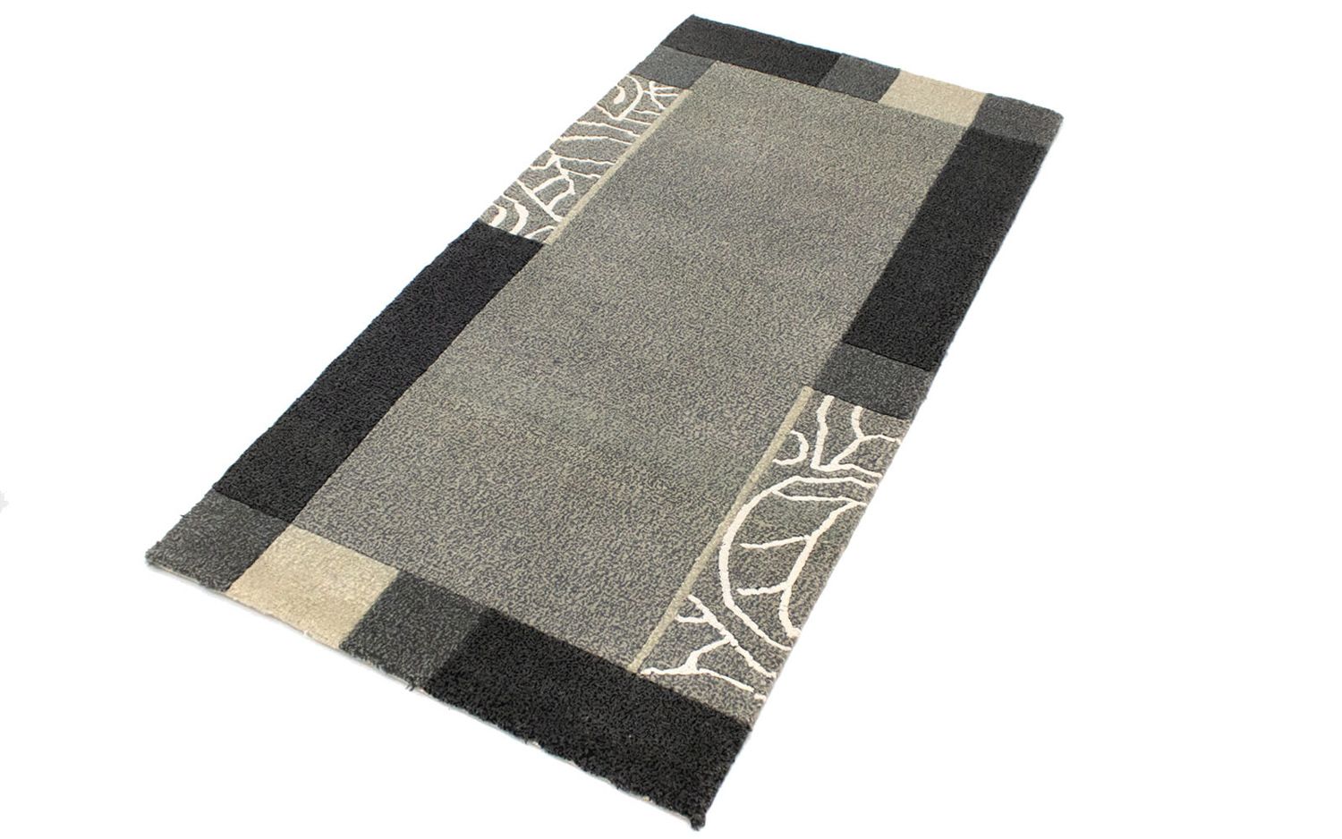 Alfombra de Nepal - 140 x 70 cm - gris
