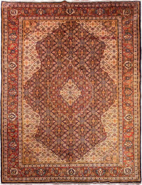 Alfombra persa - Clásica - 337 x 210 cm - azul oscuro