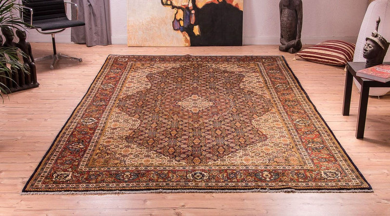 Alfombra persa - Clásica - 337 x 210 cm - azul oscuro