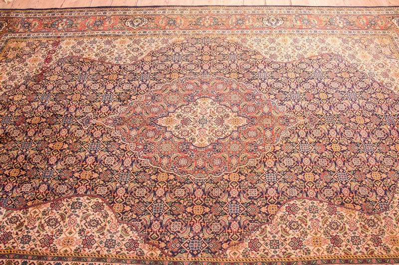 Alfombra persa - Clásica - 337 x 210 cm - azul oscuro