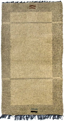 Alfombra de Nepal - 140 x 70 cm - beige
