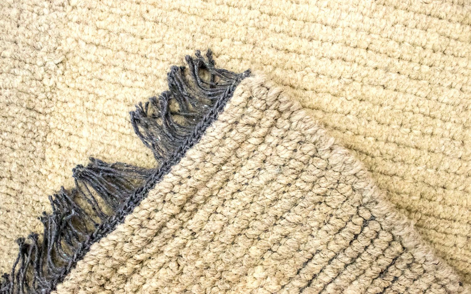 Alfombra de Nepal - 140 x 70 cm - beige