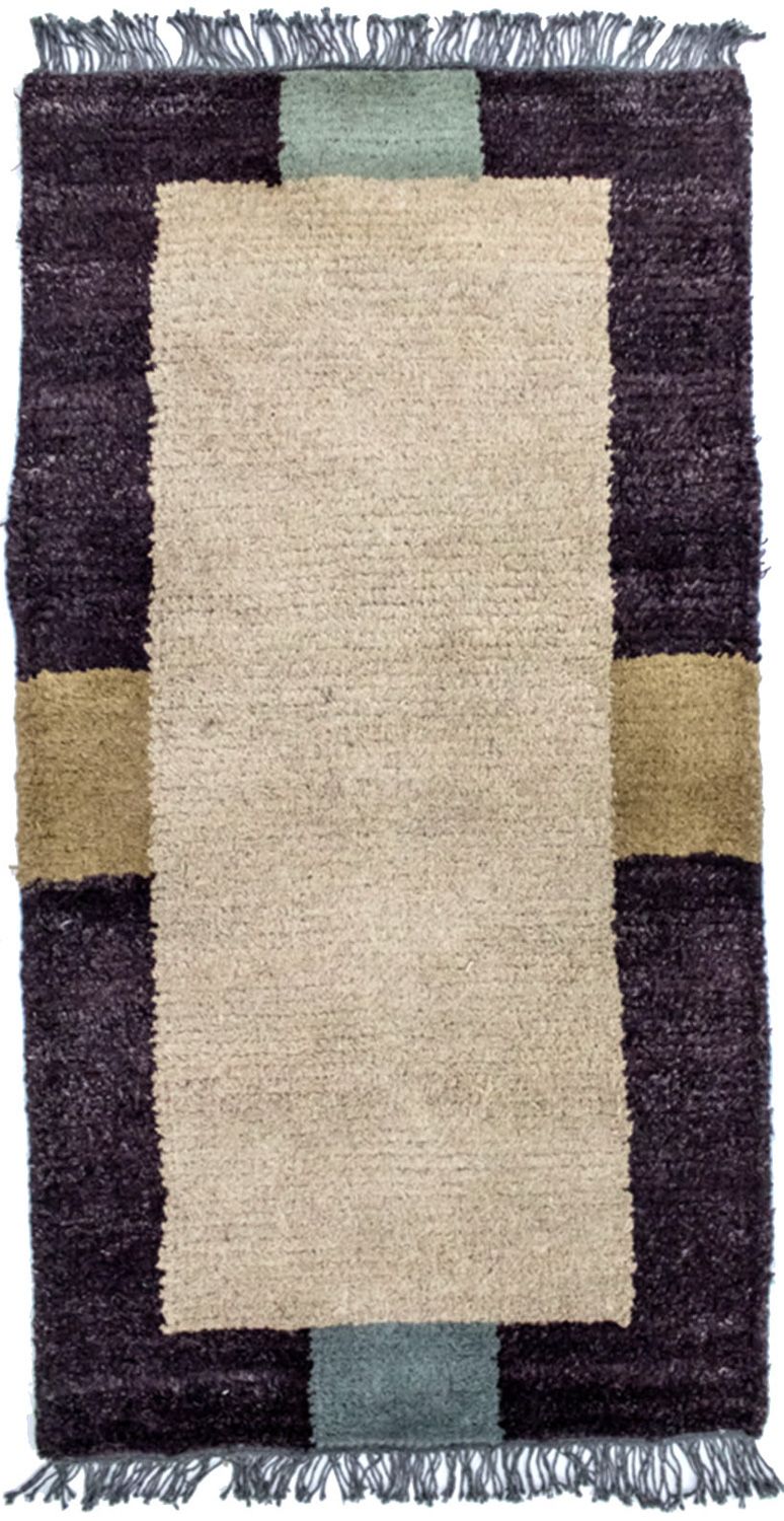 Alfombra de Nepal - 140 x 70 cm - beige