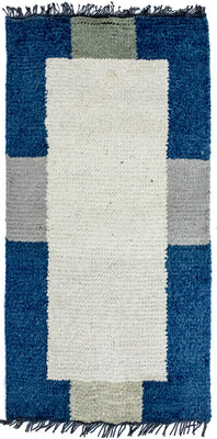 Alfombra de Nepal - 140 x 70 cm - beige