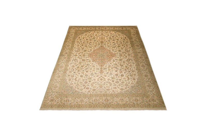 Alfombra de seda - Seda de Cachemira - 335 x 243 cm - beige