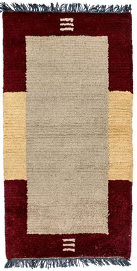Alfombra de Nepal - 140 x 70 cm - beige