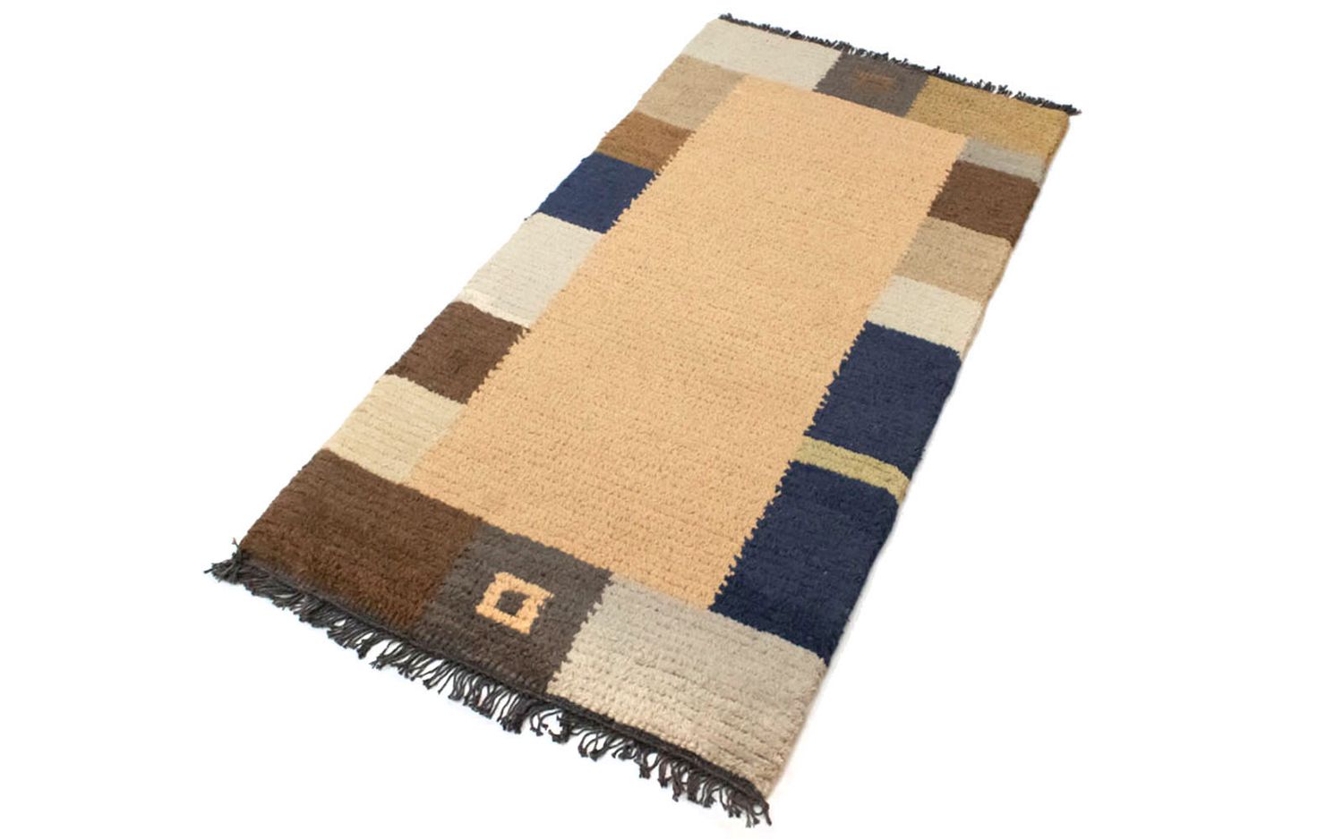 Alfombra de Nepal - 140 x 70 cm - marrón claro