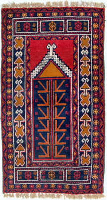 Alfombra Belutsch - 130 x 76 cm - multicolor