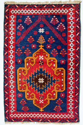 Alfombra Belutsch - 130 x 82 cm - azul