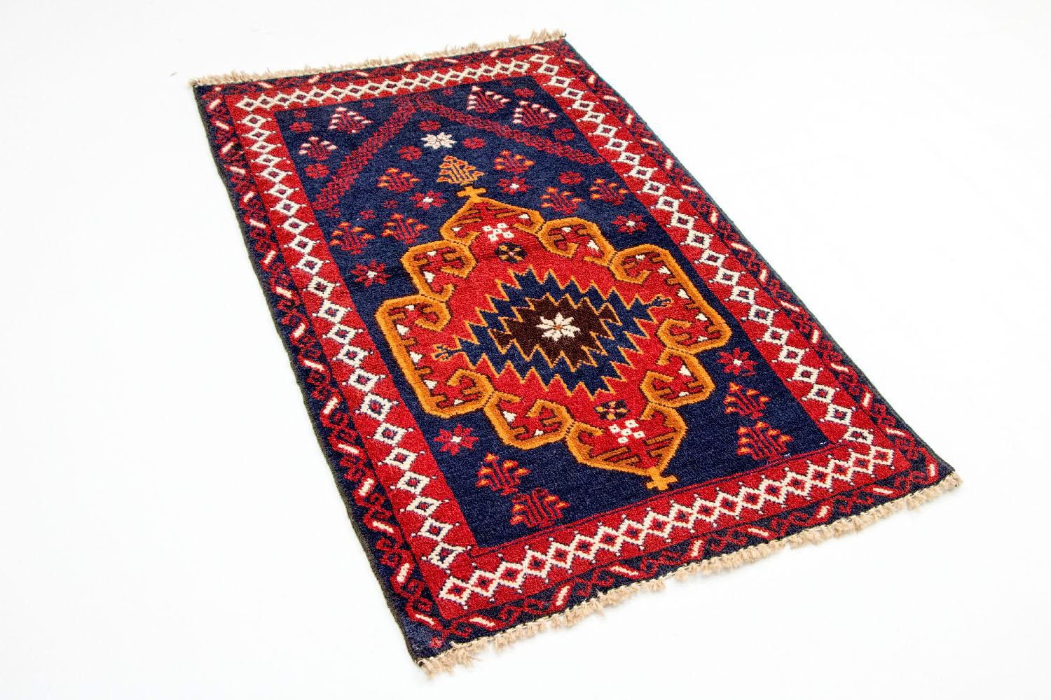 Alfombra Belutsch - 130 x 82 cm - azul