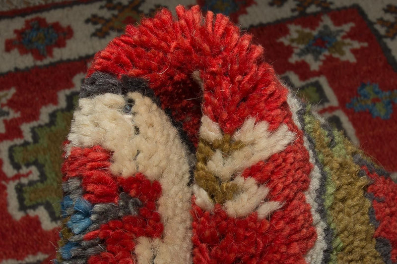 Alfombra oriental - 92 x 65 cm - rojo