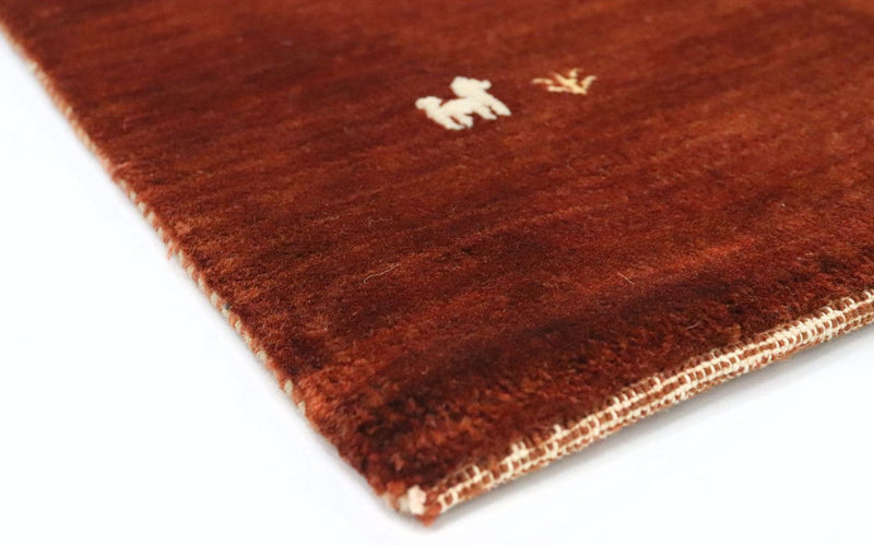 Alfombra de pasillo Alfombra Gabbeh - Loribaft Persa - 294 x 72 cm - marrón