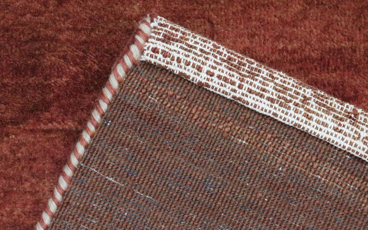 Alfombra de pasillo Alfombra Gabbeh - Loribaft Persa - 294 x 72 cm - marrón