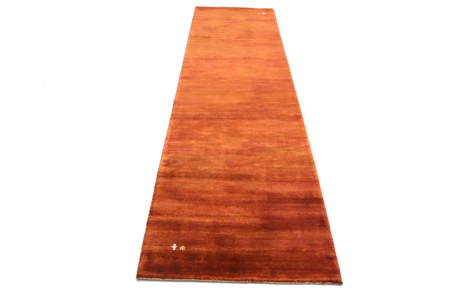 Alfombra de pasillo Alfombra Gabbeh - Loribaft Persa - 294 x 72 cm - marrón