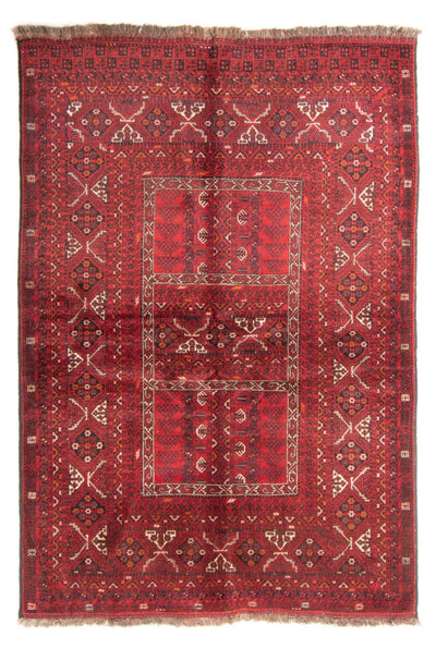 Alfombra Turkaman 160x234cm - Alfombra persa - rojo
