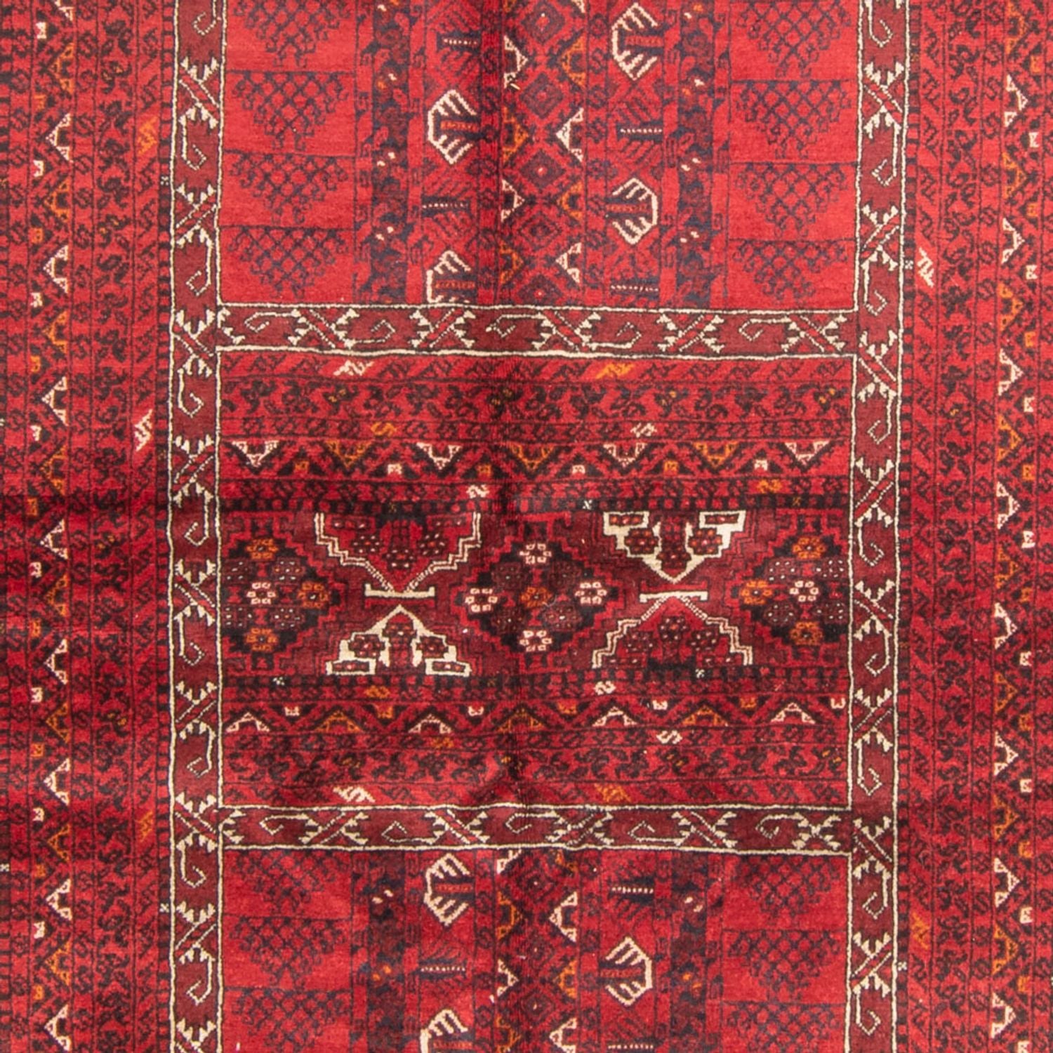 Alfombra Turkaman - 234 x 160 cm - rojo