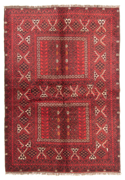 Alfombra Turkaman 164x238cm - Alfombra persa - rojo