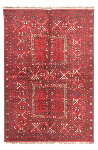 Alfombra Turkaman 159x236cm - Alfombra persa - rojo