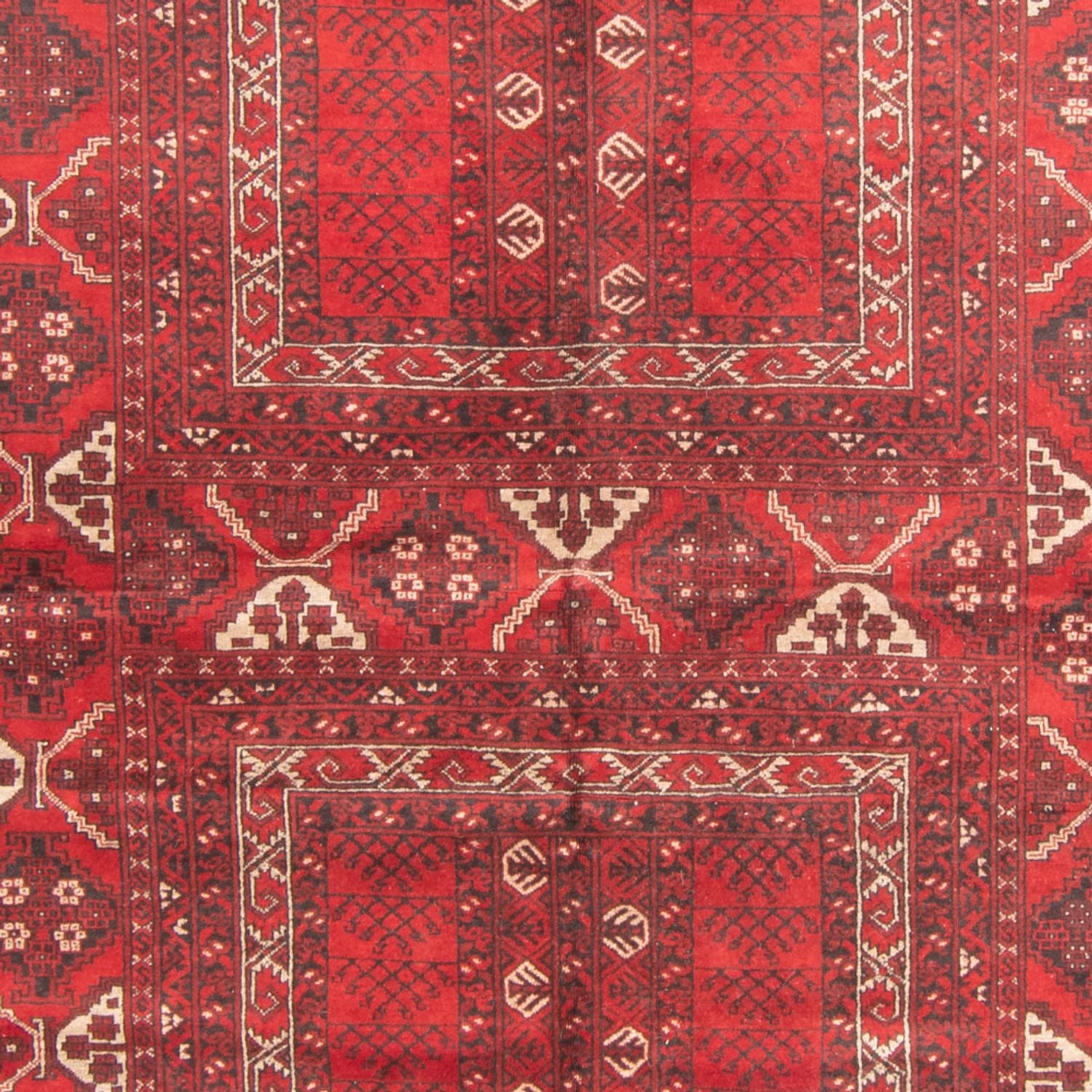 Alfombra Turkaman - 236 x 159 cm - rojo