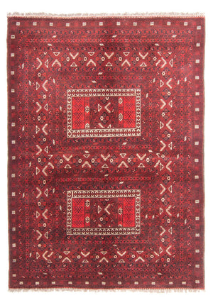 Alfombra Turkaman - 236 x 162 cm - rojo