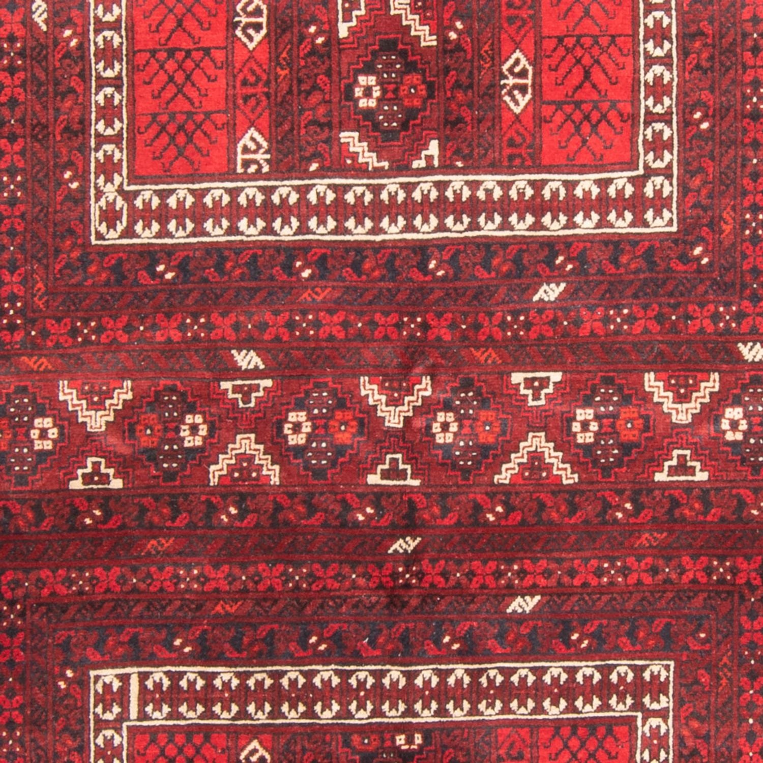 Alfombra Turkaman - 236 x 162 cm - rojo