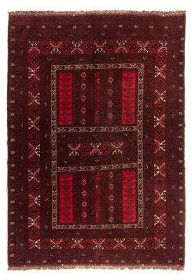 Alfombra Turkaman - 224 x 158 cm - rojo