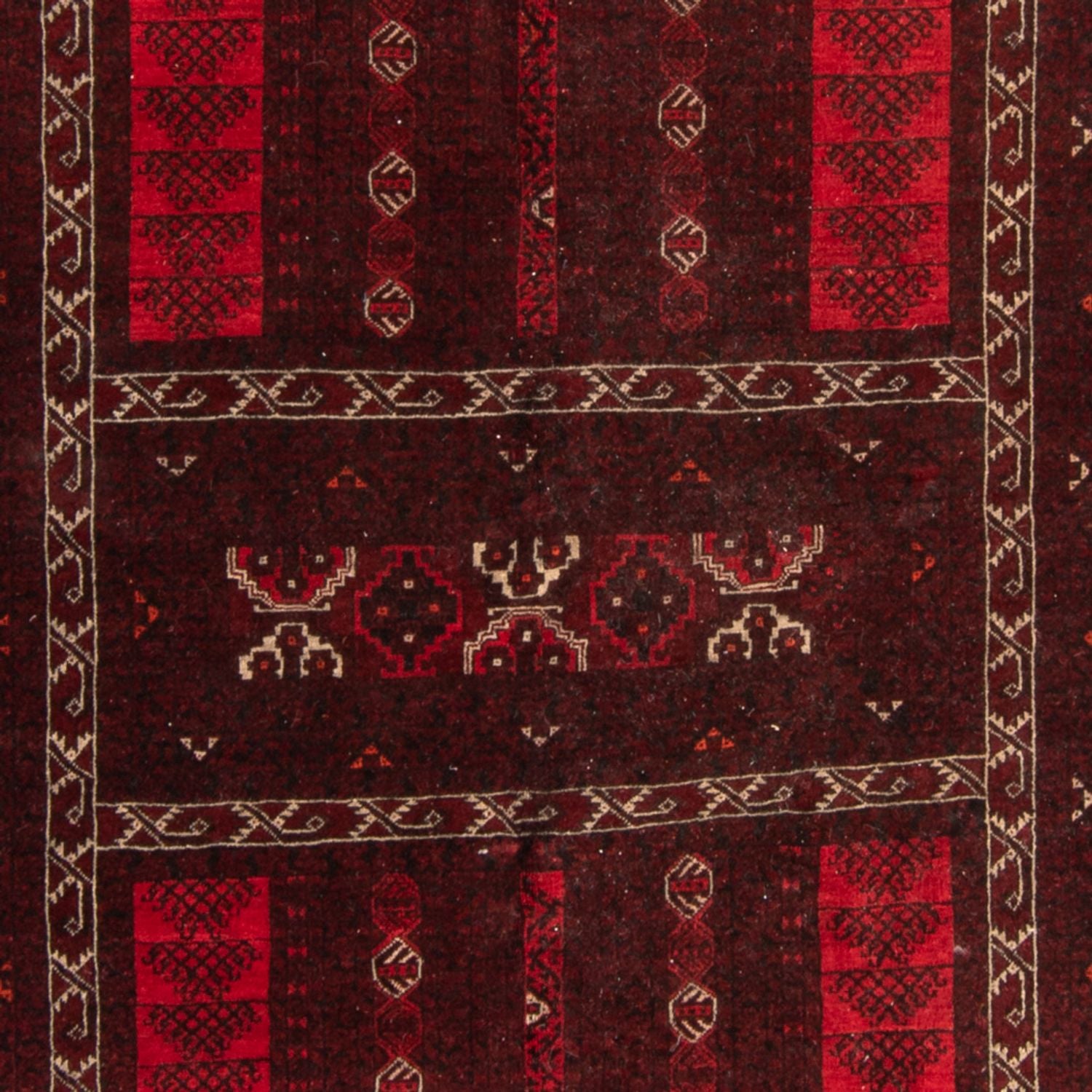 Alfombra Turkaman - 224 x 158 cm - rojo