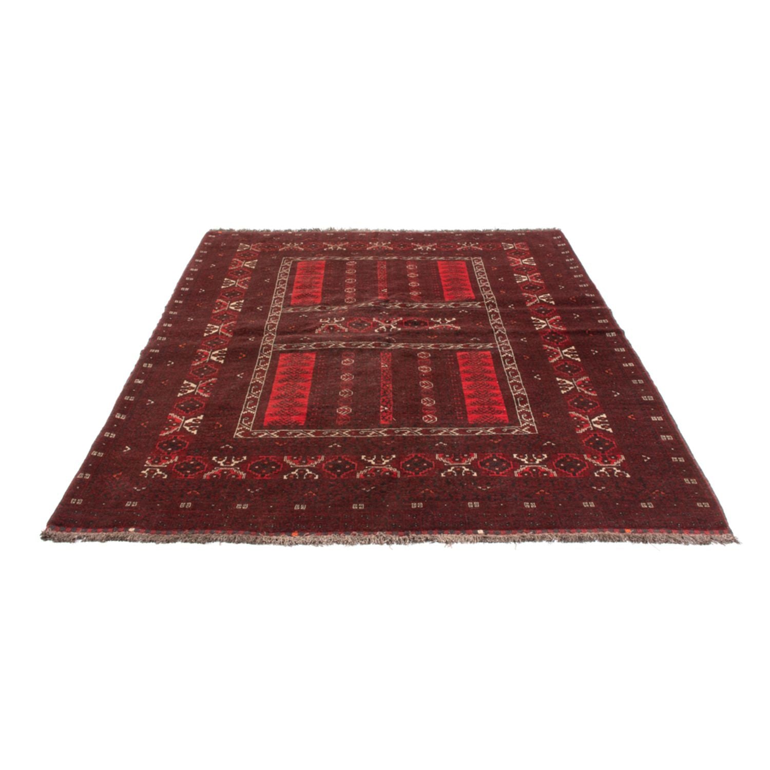 Alfombra Turkaman - 224 x 158 cm - rojo