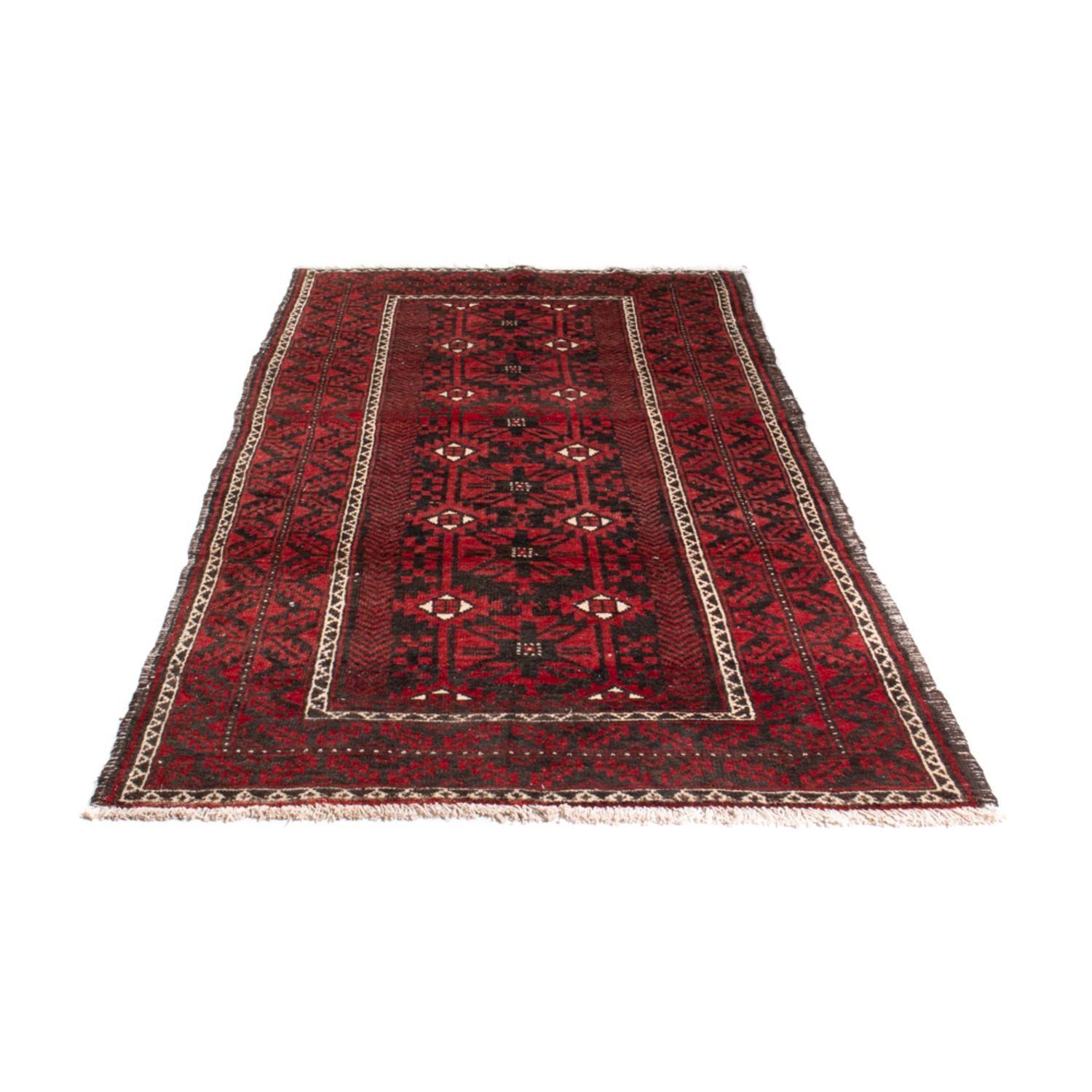 Alfombra de pasillo Alfombra Belutsch - 210 x 110 cm - rojo