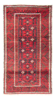 Alfombra de pasillo Alfombra Belutsch - 205 x 112 cm - rojo