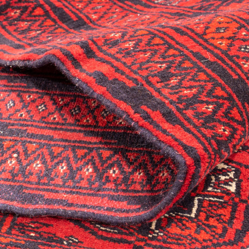 Alfombra Turkaman - 168 x 124 cm - rojo