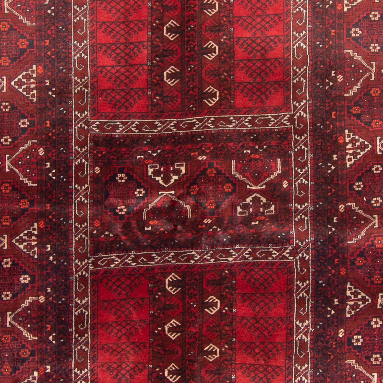 Alfombra Turkaman - 237 x 158 cm - rojo