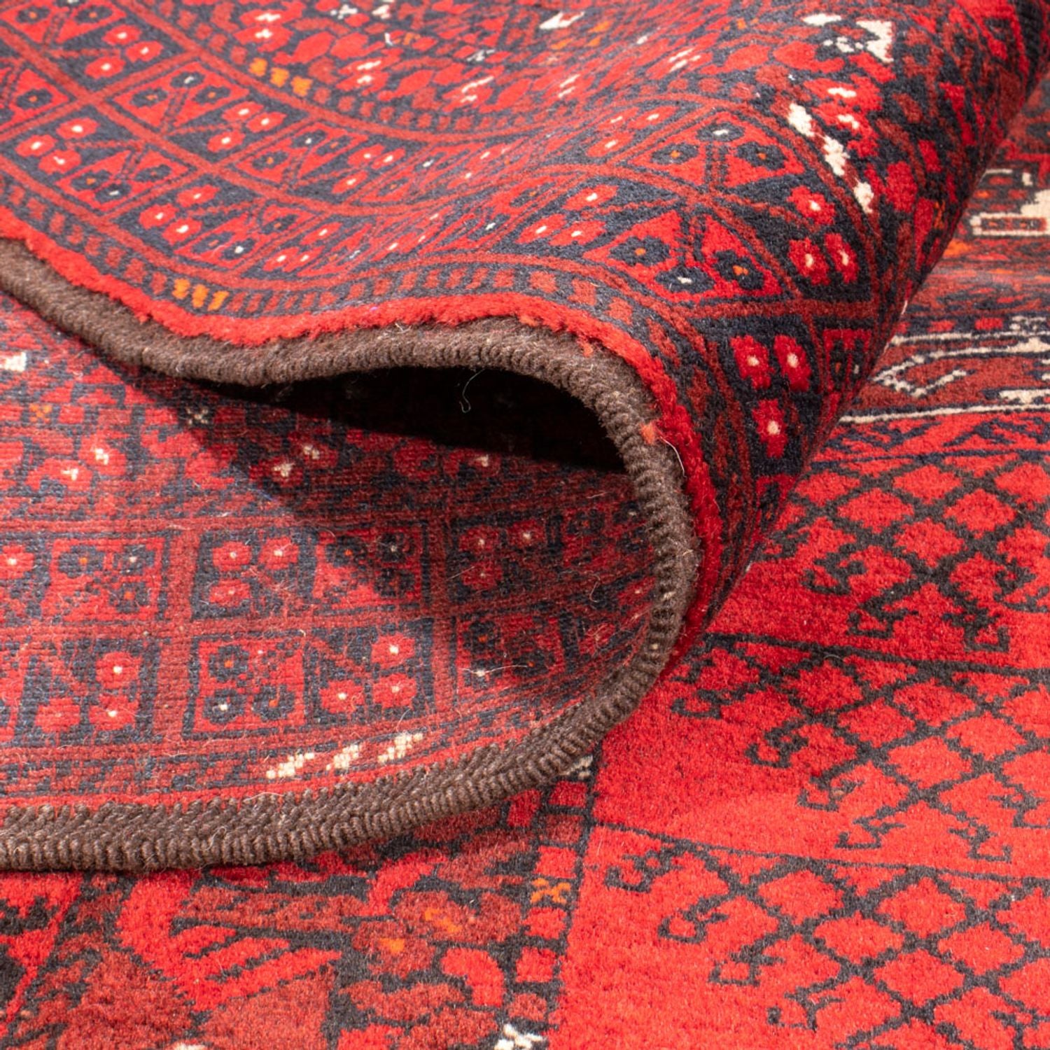 Alfombra Turkaman - 237 x 158 cm - rojo
