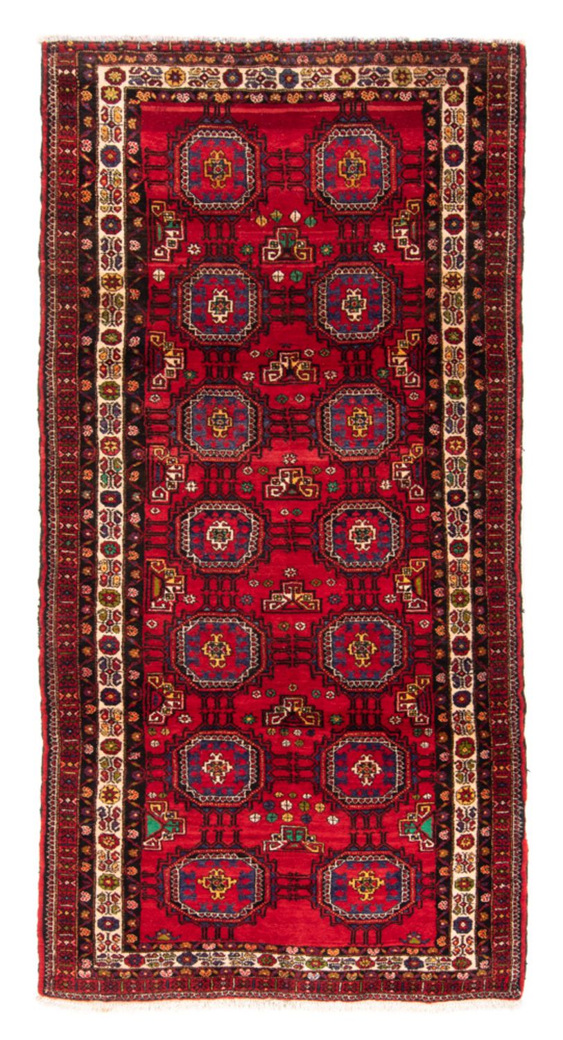 Alfombra de pasillo Alfombra Belutsch - 260 x 120 cm - rojo