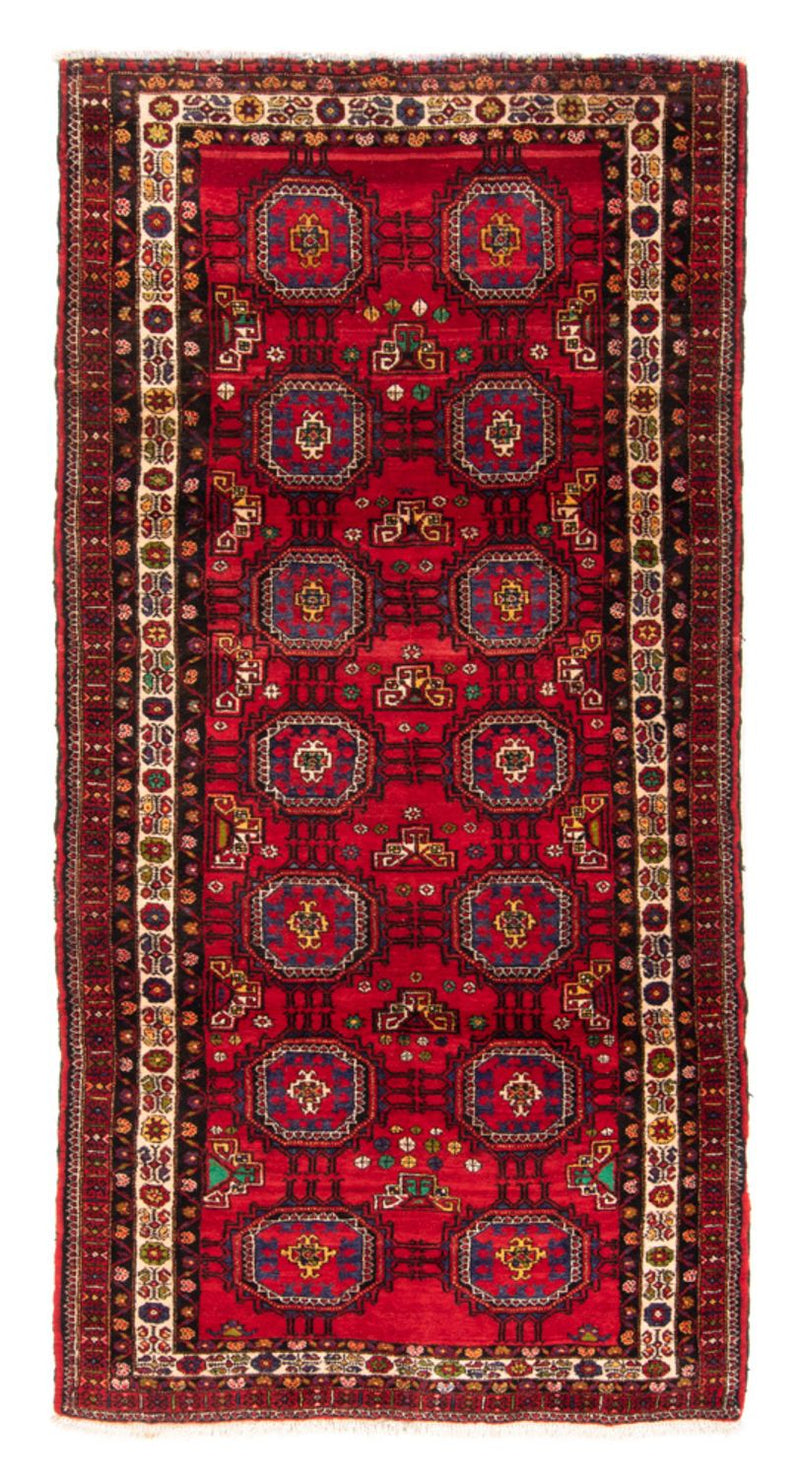 Alfombra de pasillo Alfombra Belutsch - 260 x 120 cm - rojo
