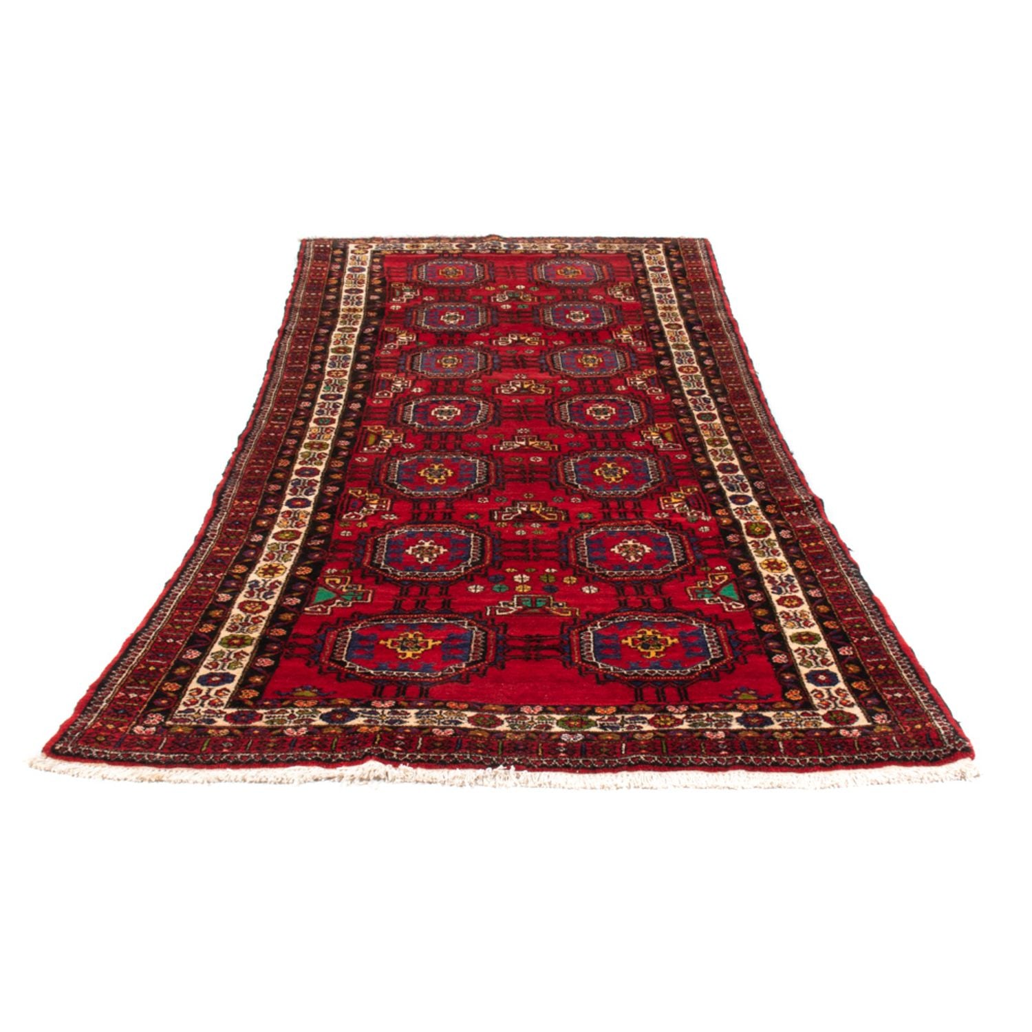 Alfombra de pasillo Alfombra Belutsch - 260 x 120 cm - rojo