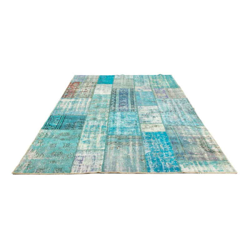 Alfombra Vintage - 305 x 198 cm - turquesa
