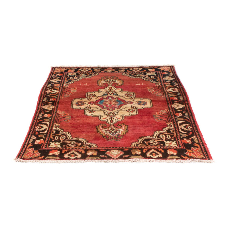 Alfombra persa - Nómada - 139 x 110 cm - salmón