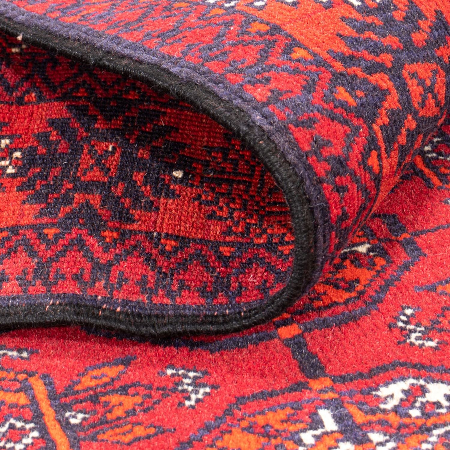 Alfombra de pasillo Alfombra Turkaman - 194 x 74 cm - rojo